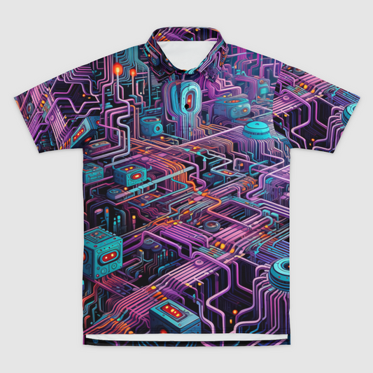 Circuit Psychosis Mens Polo Shirt