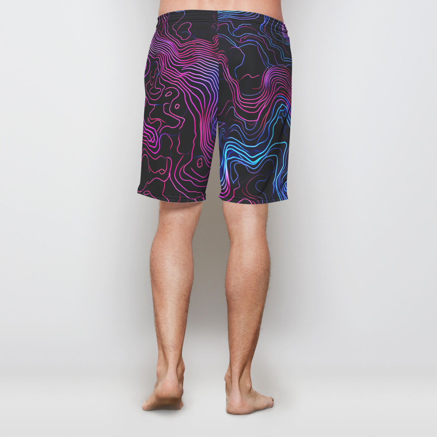 Electric topography Mens Athletic Short