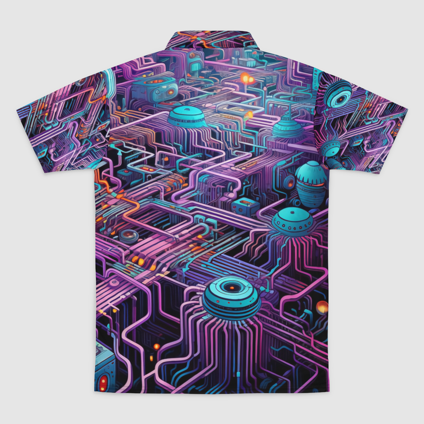 Circuit Psychosis Mens Polo Shirt