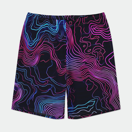 Electric topography Mens Athletic Short