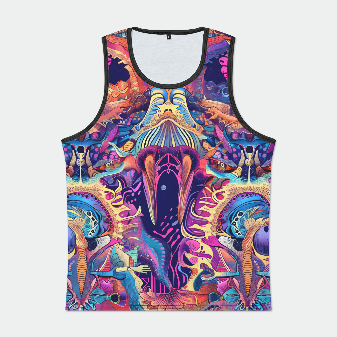 Fangz Mens Binded Tank Top